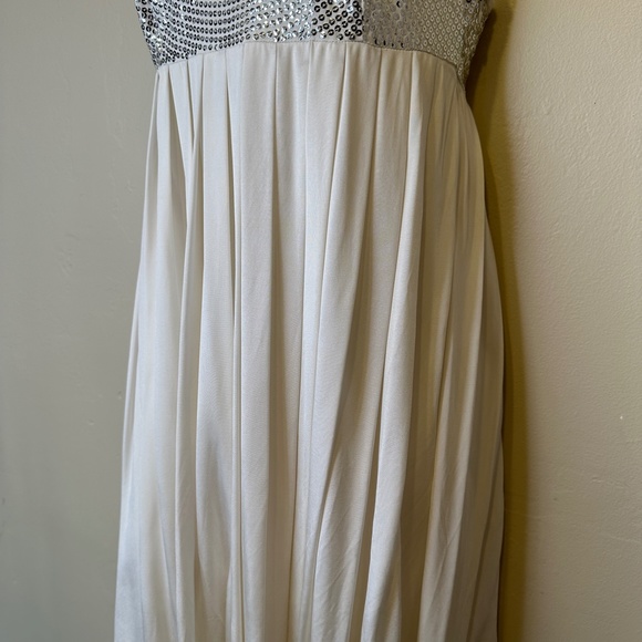 Laundry by SS LA | Pearl Sequin Pleated Valentines Sparkly Party Tank Mini Dress - Picture 11 of 16